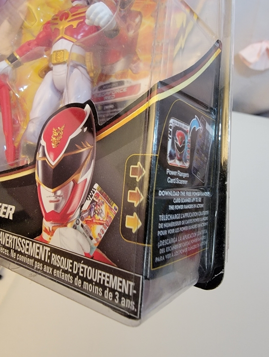 2012 Bandai Sabans Power Rangers Megaforce Red Ranger Action Figure #35100 - Picture 9 of 10